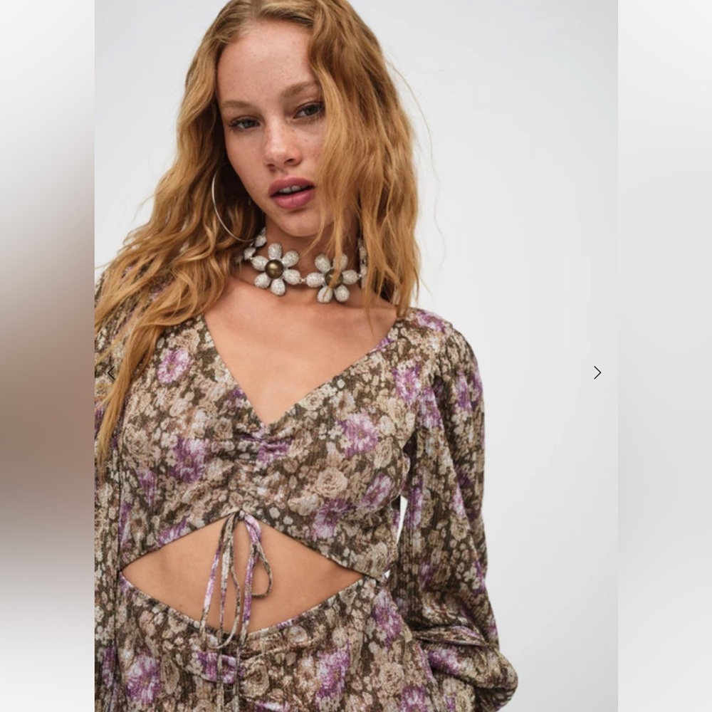 NWT For Love & Lemons Wynne Maxi Dress - Picture 4 of 4